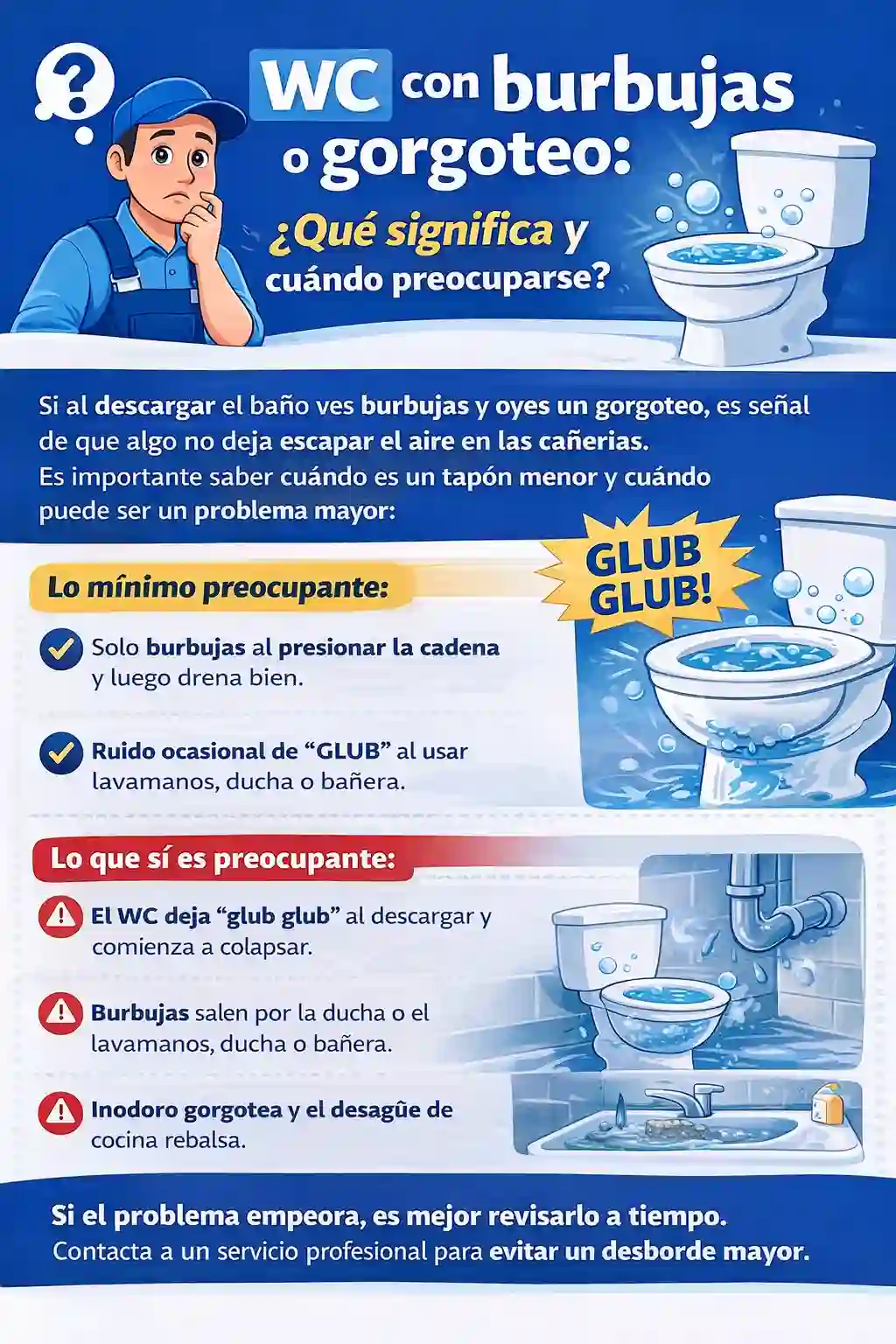 ¿Por qué hace ruido la cisterna del baño?